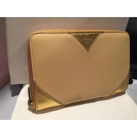 gold Céline Women Wallet 